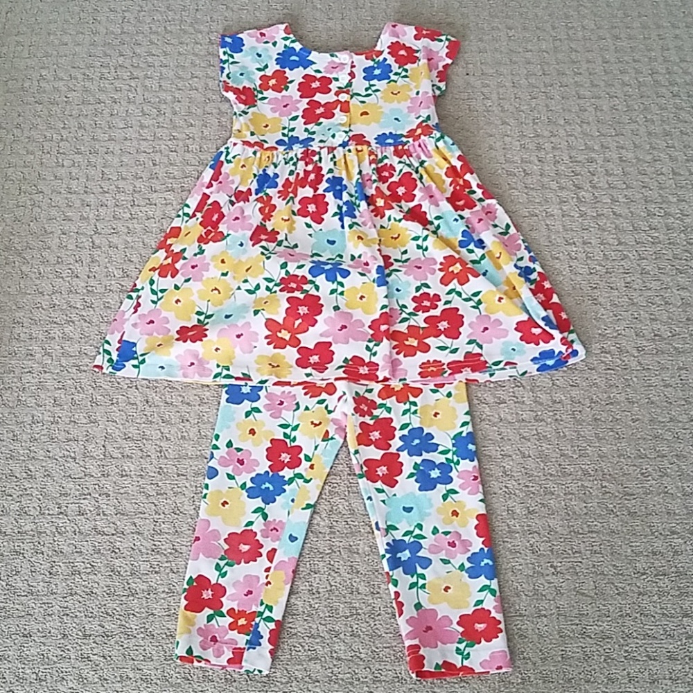Hanna Andersson Dress&Capri Set